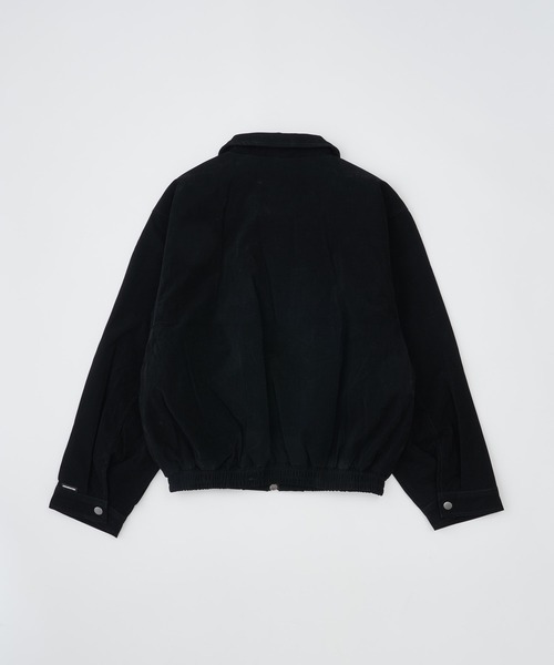 ADAM PATEK(アダムパテック)の「【ADAMPATEK/アダムパテック】 mute faux suede loose zip blouson スエードブルゾン(ブルゾン・レディース・ブラック/ブラウン・1)」の6枚目の写真
