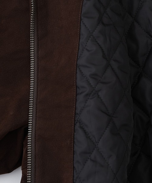 ADAM PATEK(アダムパテック)の「【ADAMPATEK/アダムパテック】 mute faux suede loose zip blouson スエードブルゾン(ブルゾン・レディース・ブラック/ブラウン・1)」の10枚目の写真