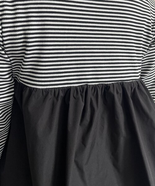 prose verse(プロズヴェール)の「デコルテフリルドッキングトップス(Tシャツ/カットソー・レディース・ブラック・LARGE/MEDIUM)」の18枚目の写真