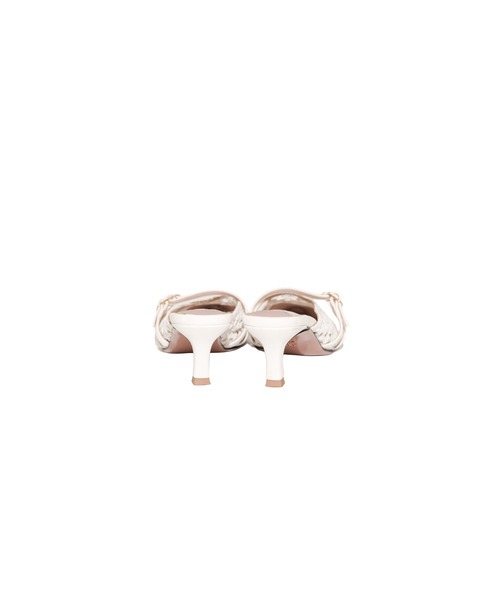 Her lip to（ハーリップトゥー）の「Riviera Double Belted Mules（サンダル・レディース・ホワイト/ベージュ系・37/36）」の8枚目の写真
