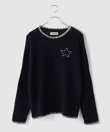 PLATEAU STUDIO（プラトースタジオ）の「PLATEAU STUDIO / プラトースタジオ Star knit crewneck（ニット/セーター）」