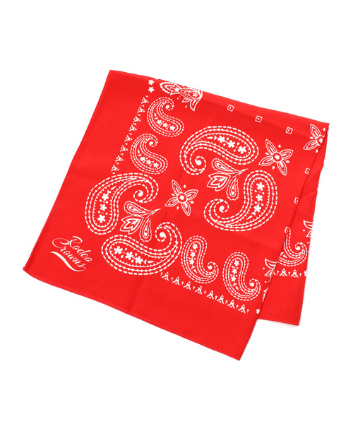 RODEO CROWNS WIDE BOWL（ロデオクラウンズワイドボウル）の「オリジナル ペイズリー バンダナ（バンダナ/スカーフ・レディース・ピンク/ホワイト/グリーン/レッド/ブラック/オレンジ/ネイビー・FREE）」の6枚目の写真