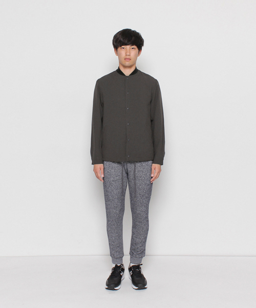 SENSE OF PLACE by URBAN RESEARCH（センスオブプレイスバイアーバンリサーチ）の「リブカラーコーチジャケット（その他アウター・メンズ・グレー/チャコールグレー・LARGE/MEDIUM）」の3枚目の写真