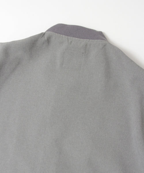 SENSE OF PLACE by URBAN RESEARCH（センスオブプレイスバイアーバンリサーチ）の「リブカラーコーチジャケット（その他アウター・メンズ・グレー/チャコールグレー・LARGE/MEDIUM）」の8枚目の写真