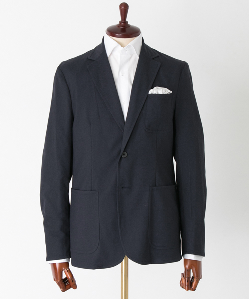 URBAN RESEARCH(アーバンリサーチ)の「UR TAILOR キャリーマンストレッチセットアップJK(テーラードジャケット・メンズ・ネイビー/グレー・MEDIUM/LARGE/SMALL)」の4枚目の写真