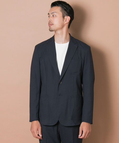 URBAN RESEARCH(アーバンリサーチ)の「UR TAILOR キャリーマンストレッチセットアップJK(テーラードジャケット・メンズ・ネイビー/グレー・MEDIUM/LARGE/SMALL)」の5枚目の写真