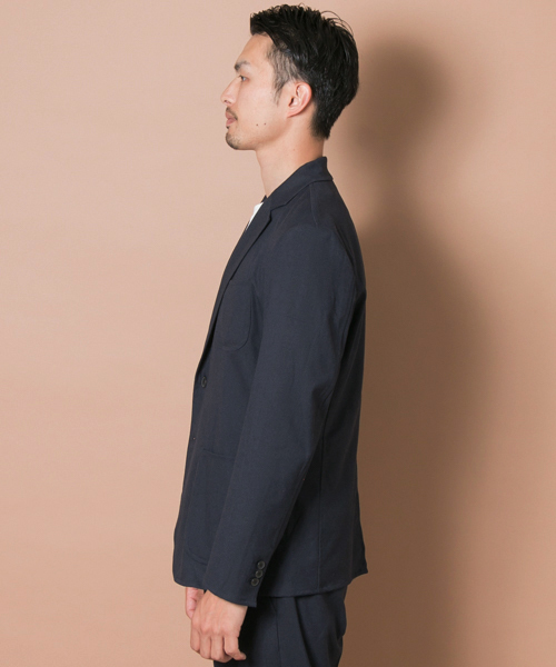 URBAN RESEARCH(アーバンリサーチ)の「UR TAILOR キャリーマンストレッチセットアップJK(テーラードジャケット・メンズ・ネイビー/グレー・MEDIUM/LARGE/SMALL)」の6枚目の写真