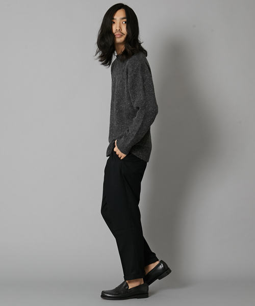 AMERICAN RAG CIE(アメリカンラグシー)の「アルパカ混 鹿の子 プルオーバーニット(ニット/セーター・メンズ・チャコールグレー/オレンジ/ネイビー/オフホワイト/グリーン系その他・1/2)」の6枚目の写真