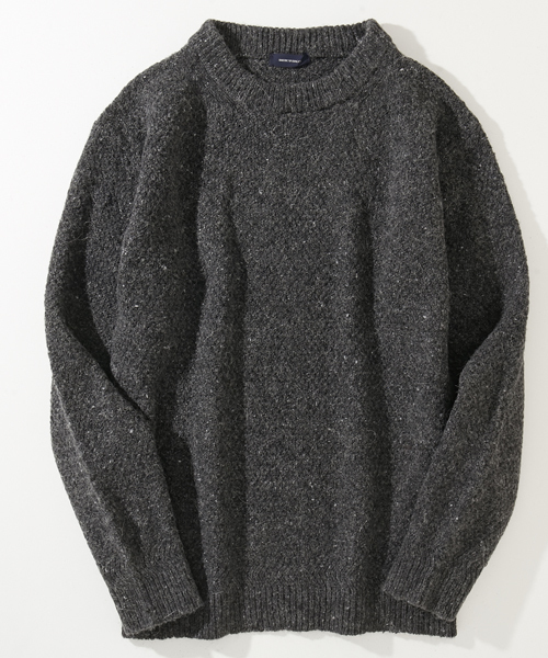 AMERICAN RAG CIE(アメリカンラグシー)の「アルパカ混 鹿の子 プルオーバーニット(ニット/セーター・メンズ・チャコールグレー/オレンジ/ネイビー/オフホワイト/グリーン系その他・1/2)」の9枚目の写真