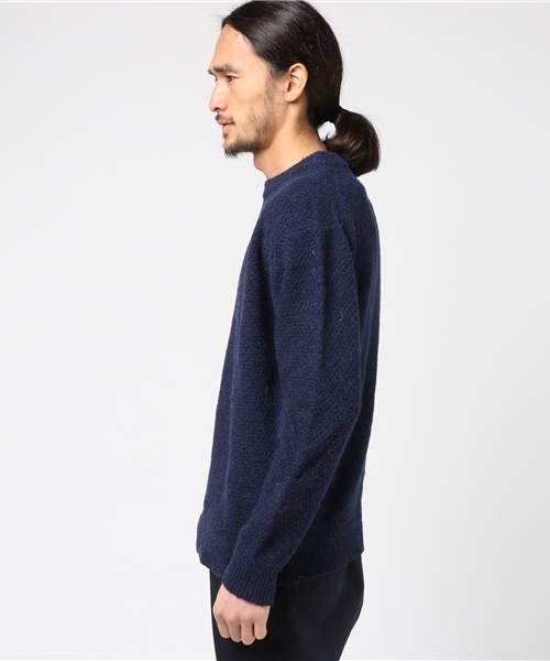 AMERICAN RAG CIE(アメリカンラグシー)の「アルパカ混 鹿の子 プルオーバーニット(ニット/セーター・メンズ・チャコールグレー/オレンジ/ネイビー/オフホワイト/グリーン系その他・1/2)」の15枚目の写真