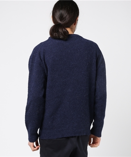 AMERICAN RAG CIE(アメリカンラグシー)の「アルパカ混 鹿の子 プルオーバーニット(ニット/セーター・メンズ・チャコールグレー/オレンジ/ネイビー/オフホワイト/グリーン系その他・1/2)」の16枚目の写真