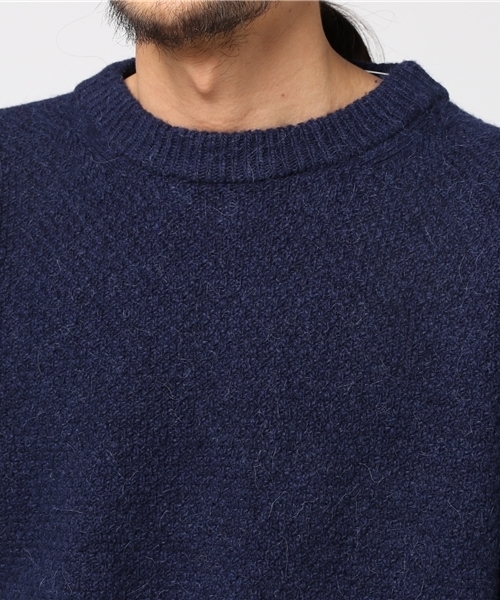 AMERICAN RAG CIE(アメリカンラグシー)の「アルパカ混 鹿の子 プルオーバーニット(ニット/セーター・メンズ・チャコールグレー/オレンジ/ネイビー/オフホワイト/グリーン系その他・1/2)」の17枚目の写真