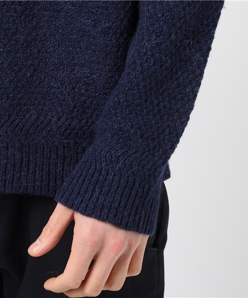 AMERICAN RAG CIE(アメリカンラグシー)の「アルパカ混 鹿の子 プルオーバーニット(ニット/セーター・メンズ・チャコールグレー/オレンジ/ネイビー/オフホワイト/グリーン系その他・1/2)」の18枚目の写真