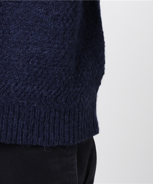 AMERICAN RAG CIE(アメリカンラグシー)の「アルパカ混 鹿の子 プルオーバーニット(ニット/セーター・メンズ・チャコールグレー/オレンジ/ネイビー/オフホワイト/グリーン系その他・1/2)」の19枚目の写真