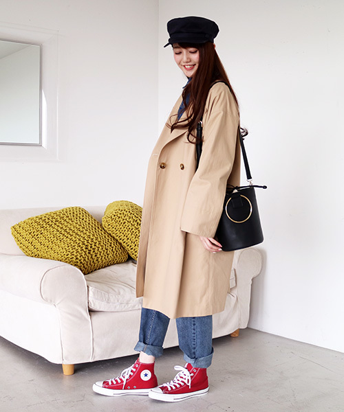 N.（N. Natural Beauty Basic）（エヌエヌナチュラルビューティーベーシック）の「ミディアムウエイトハイウエストテーパードデニム（デニムパンツ・レディース・ダークネイビー/ブルー・MEDIUM/SMALL）」の13枚目の写真