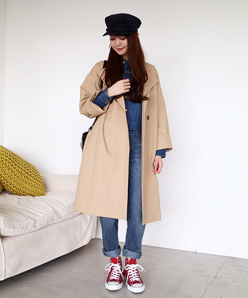 N.（N. Natural Beauty Basic）（エヌエヌナチュラルビューティーベーシック）の「ミディアムウエイトハイウエストテーパードデニム（デニムパンツ・レディース・ダークネイビー/ブルー・MEDIUM/SMALL）」の15枚目の写真