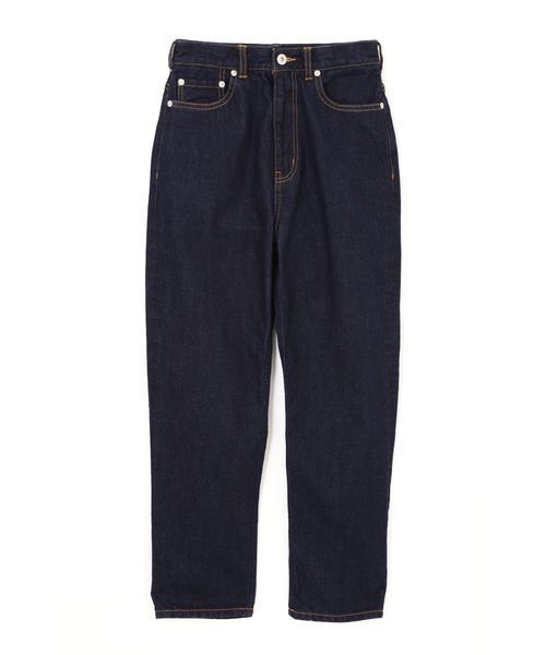 N.（N. Natural Beauty Basic）（エヌエヌナチュラルビューティーベーシック）の「ミディアムウエイトハイウエストテーパードデニム（デニムパンツ・レディース・ダークネイビー/ブルー・MEDIUM/SMALL）」の9枚目の写真