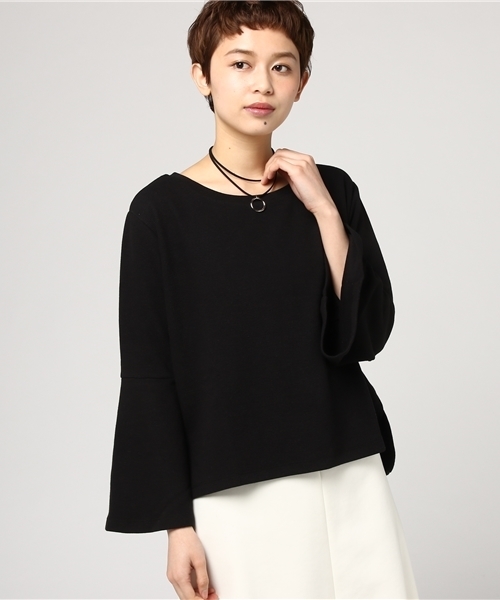 OLIVE des OLIVE（オリーブデオリーブ）の「★チョーカー付Ｖプルオーバー（Tシャツ/カットソー・レディース・ピンク/オフホワイト/サックスブルー/ブラック・FREE）」の15枚目の写真