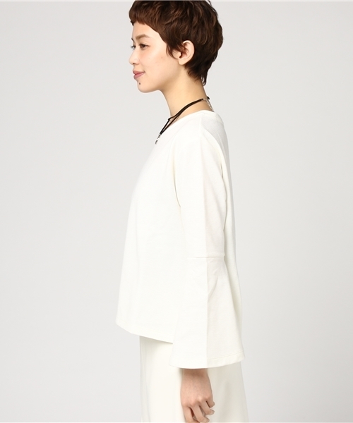 OLIVE des OLIVE（オリーブデオリーブ）の「★チョーカー付Ｖプルオーバー（Tシャツ/カットソー・レディース・ピンク/オフホワイト/サックスブルー/ブラック・FREE）」の6枚目の写真