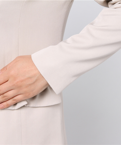 JILL by JILL STUART（ジルバイジルスチュアート）の「FRILL POCKET JACET （その他アウター・レディース・グレー/ベージュ・SMALL/MEDIUM）」の11枚目の写真