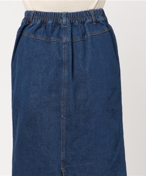 RAY CASSIN（レイカズン）の「前ボタンミディタイトスカート（スカート・レディース・ネイビー/サックスブルー・FREE）」の7枚目の写真