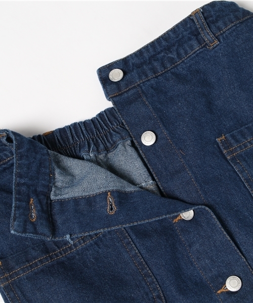 RAY CASSIN（レイカズン）の「前ボタンミディタイトスカート（スカート・レディース・ネイビー/サックスブルー・FREE）」の10枚目の写真