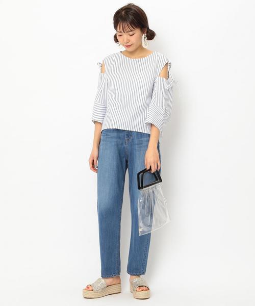 Another Edition（アナザーエディション）の「スクエアハンドルクリアバッグ（トートバッグ・レディース・ブラック/ブラウン・フリー）」の7枚目の写真