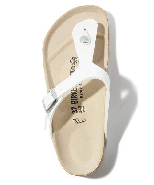BIRKENSTOCK(ビルケンシュトック)の「■FUDGE/Fine 6月号掲載】ホワイトサンダル・GIZEH BF White(UNISEX)(サンダル・レディース・ホワイト・35/36/37/38/39/40/41/42/43)」の5枚目の写真