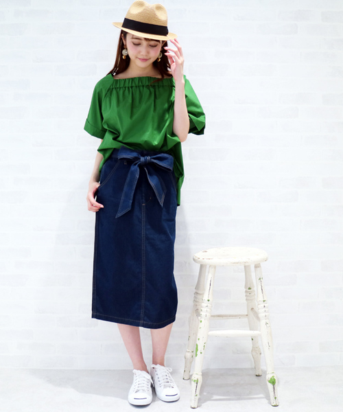 N.(N. Natural Beauty Basic)(エヌエヌナチュラルビューティーベーシック)の「バックギャザーブラウス(シャツ/ブラウス・レディース・ホワイト/ブラウン/レッド/グリーン・MEDIUM)」の22枚目の写真