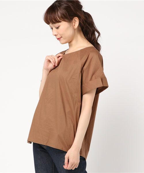 N.(N. Natural Beauty Basic)(エヌエヌナチュラルビューティーベーシック)の「バックギャザーブラウス(シャツ/ブラウス・レディース・ホワイト/ブラウン/レッド/グリーン・MEDIUM)」の17枚目の写真