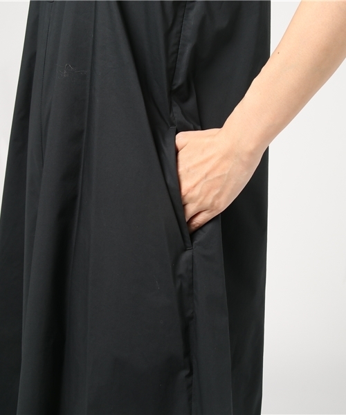 CLANE（クラネ）の「OVER LINE SALOPETTE（ワンピース・レディース・ブラック/グリーン/アイボリー・1/2）」の6枚目の写真