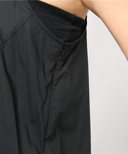 CLANE（クラネ）の「OVER LINE SALOPETTE（ワンピース・レディース・ブラック/グリーン/アイボリー・1/2）」の8枚目の写真