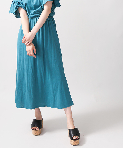 WEGO（ウィゴー）の「WEGO/2WAYフリルマキシワンピース（ワンピース・レディース・ブラック/グリーン/レッド/ワイン・FREE）」の16枚目の写真