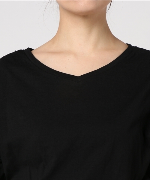 WEGO（ウィゴー）の「WEGO/2WAYフリルマキシワンピース（ワンピース・レディース・ブラック/グリーン/レッド/ワイン・FREE）」の8枚目の写真