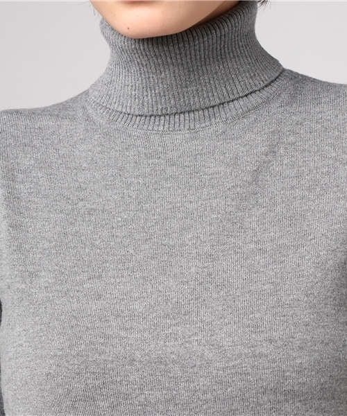 LOVELESS(ラブレス)の「【LOVELESS】WOMENS バルーンスリーブタートルニット(ニット/セーター・レディース・グレー/ワインレッド・34/36)」の5枚目の写真