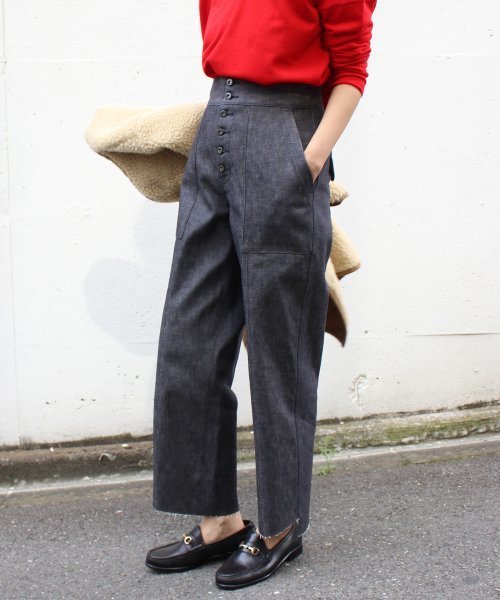Framework フレームワーク の デニムライクベイカーパンツ デニムパンツ Wear