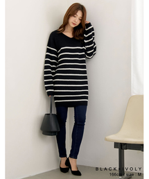 Re:EDIT | ざっくりルーズタートルネックニットワンピース(ワンピース)