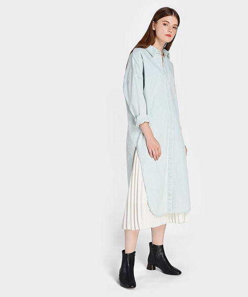 CHARLES & KEITH(チャールズ & キース)の「ベーシックアンクルブーツ / BASIC ANKLE BOOTS(ブーツ・レディース・ブラック/ベージュ・22.5cm/23.5cm/23cm/24.5cm/25cm)」の7枚目の写真