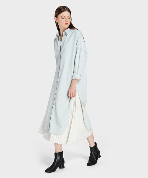 CHARLES & KEITH(チャールズ & キース)の「ベーシックアンクルブーツ / BASIC ANKLE BOOTS(ブーツ・レディース・ブラック/ベージュ・22.5cm/23.5cm/23cm/24.5cm/25cm)」の8枚目の写真