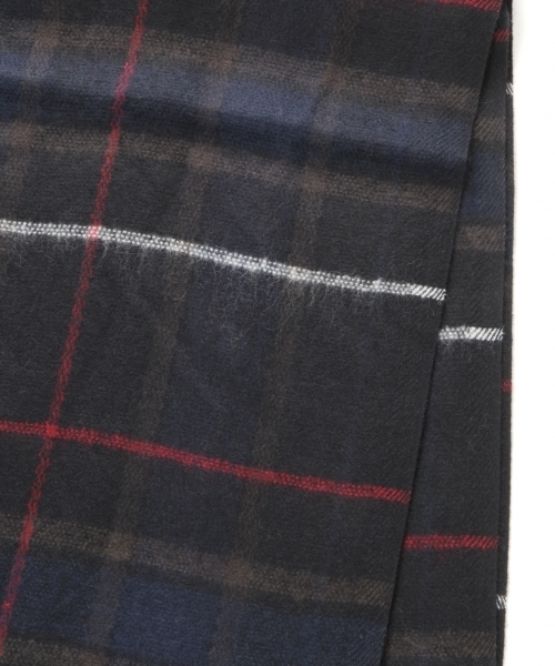 RAGEBLUE(レイジブルー)の「チェックマフラー/771925(マフラー・メンズ・ホワイト/ブラック/ネイビー/レッド/グリーン/ダークグレー・FREE)」の9枚目の写真