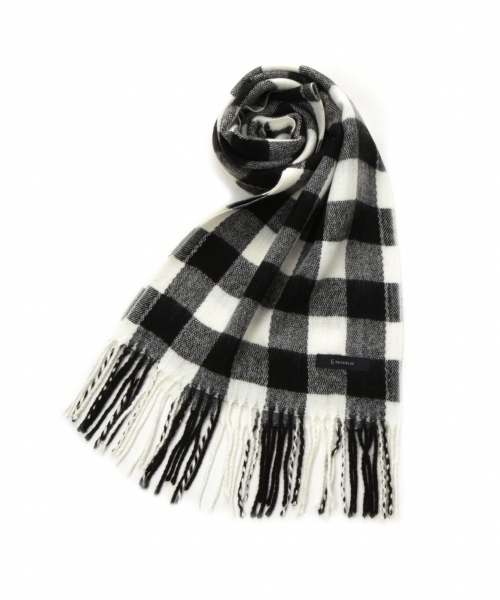 RAGEBLUE(レイジブルー)の「チェックマフラー/771925(マフラー・メンズ・ホワイト/ブラック/ネイビー/レッド/グリーン/ダークグレー・FREE)」の11枚目の写真