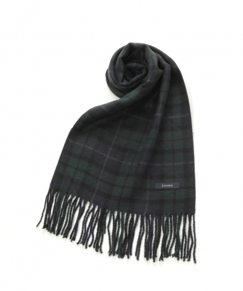 RAGEBLUE(レイジブルー)の「チェックマフラー/771925(マフラー・メンズ・ホワイト/ブラック/ネイビー/レッド/グリーン/ダークグレー・FREE)」の14枚目の写真