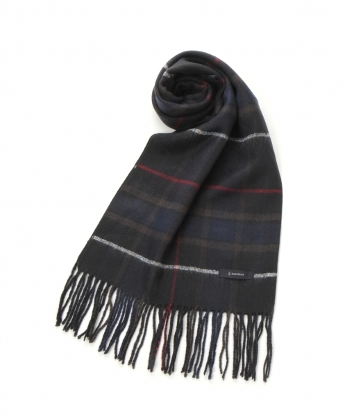 RAGEBLUE(レイジブルー)の「チェックマフラー/771925(マフラー・メンズ・ホワイト/ブラック/ネイビー/レッド/グリーン/ダークグレー・FREE)」の15枚目の写真