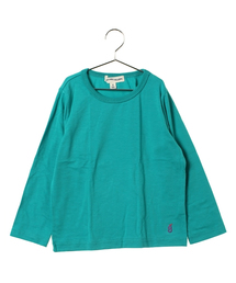 green label relaxing | 【KIDS】THERMO GREEN ムジ マルエリ ロングスリーブ(Tシャツ/カットソー)