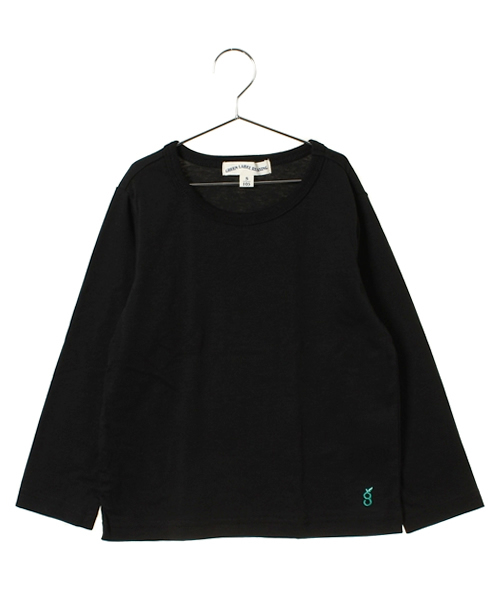 green label relaxing(グリーンレーベルリラクシング)の「【KIDS】THERMO GREEN ムジ マルエリ ロングスリーブ(Tシャツ/カットソー・キッズ・ブラック/グレー/ケリー・XS/95/S/105/M/115/L/125)」の1枚目の写真