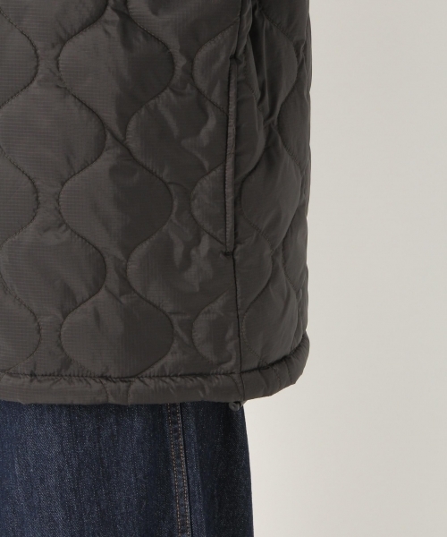 niko and...（ニコアンド）の「オリジナルキルトライナー型コート（ブルゾン・レディース・ブラック/オフホワイト/カーキ・LARGE/MEDIUM）」の14枚目の写真