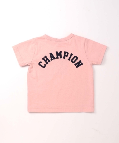 Champion（チャンピオン）の「CHAMPION/チャンピオン CHENILLE TEE/シェニールTシャツ（Tシャツ/カットソー・キッズ・ホワイト/サックスブルー/グリーン/ブラック/ピンク/ネイビー・100/110/120/140/130）」の9枚目の写真