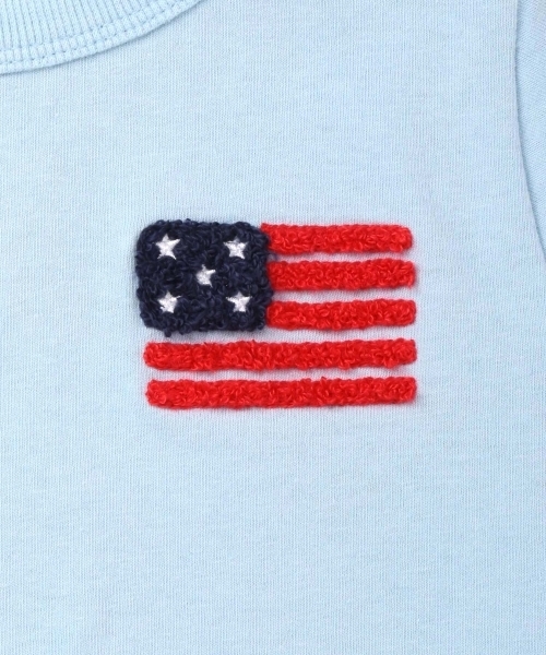 Champion（チャンピオン）の「CHAMPION/チャンピオン CHENILLE TEE/シェニールTシャツ（Tシャツ/カットソー・キッズ・ホワイト/サックスブルー/グリーン/ブラック/ピンク/ネイビー・100/110/120/140/130）」の10枚目の写真