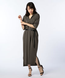 NOLLEY'S Sophi（ノーリーズソフィ）の「衿付ニットワンピース
