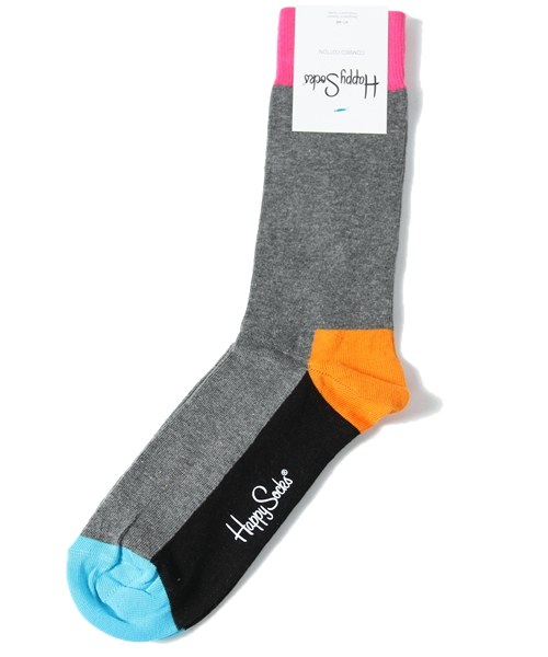 Happy Socks(ハッピーソックス)の「Happy Socks(ソックス/靴下・メンズ・ネイビー/グレー系その他/ブラック系その他/ピンク系その他・FREE)」の3枚目の写真